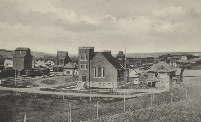Methodist Church and elevators